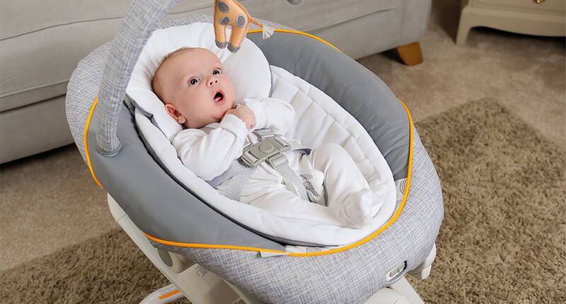 Graco® All Ways Soother™ – die multifunktionale Babywippe sorgt für Spass bei den Kleinen und ruhige Augenblicke für die Eltern.