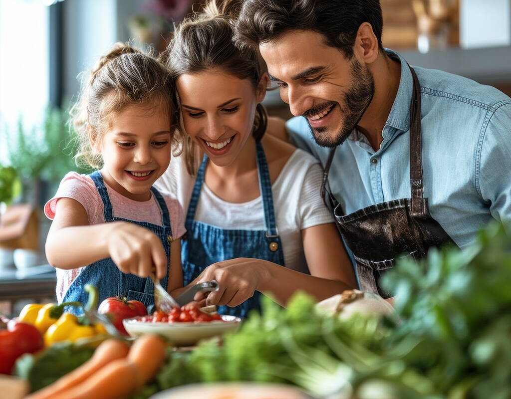 Ja, es ist nicht immer einfach, die lieben Kleinen für Gemüse, Obst und generell gesunde Sachen zu begeistern. Wenn man sie aber beim Kochen mit einbezieht, klappt es meist viel leichter. In unseren Rezepten findest du tolle Rezepte, die den meisten Kindern schmecken. Probiere sie aus!