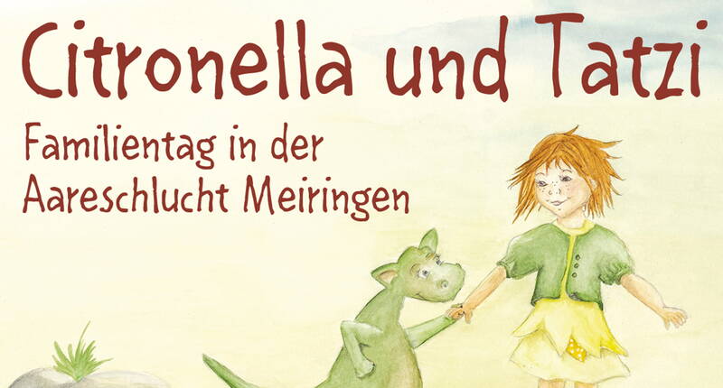 Am 14. Mai findet der erste Familientag in der Aareschlucht statt, dabei stehen die Freunde Citronella und Tatzi ganz im Zentrum des Geschehens.