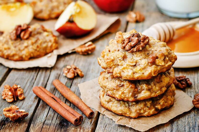 Des biscuits délicieux et sains, dont tu peux manger plus d'un morceau en toute bonne conscience.